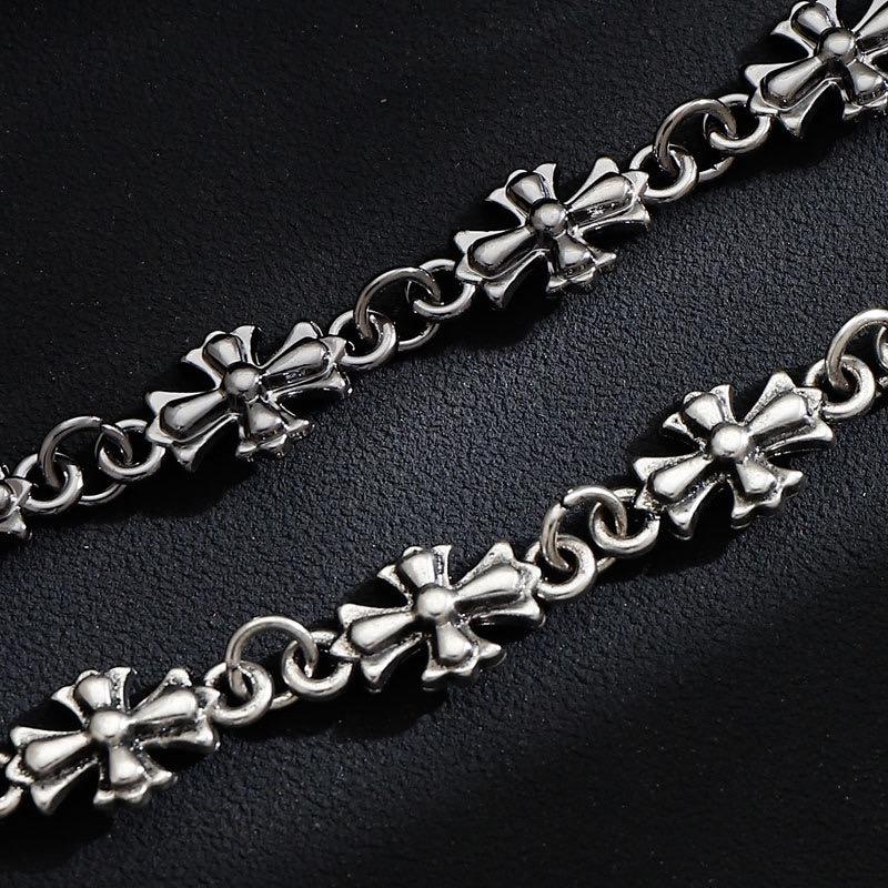 Cross-border Best-selling Cross Pendant Punk Jewelry for Men and Women; Vintage Hand Jewelry Wholesale Gothic Bracelets.