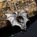 Wholesale Unique Men's Gothic Hip-pop Skull Silver Ring Black Rhodium Plated Punk Cool Fashion Ring for Man